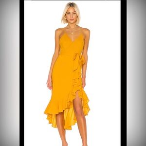 Yellow maxi dress